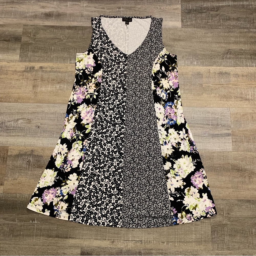 J. Jill Wearever Collection Floral Sleeveless Dress Women’s Petite SP Small